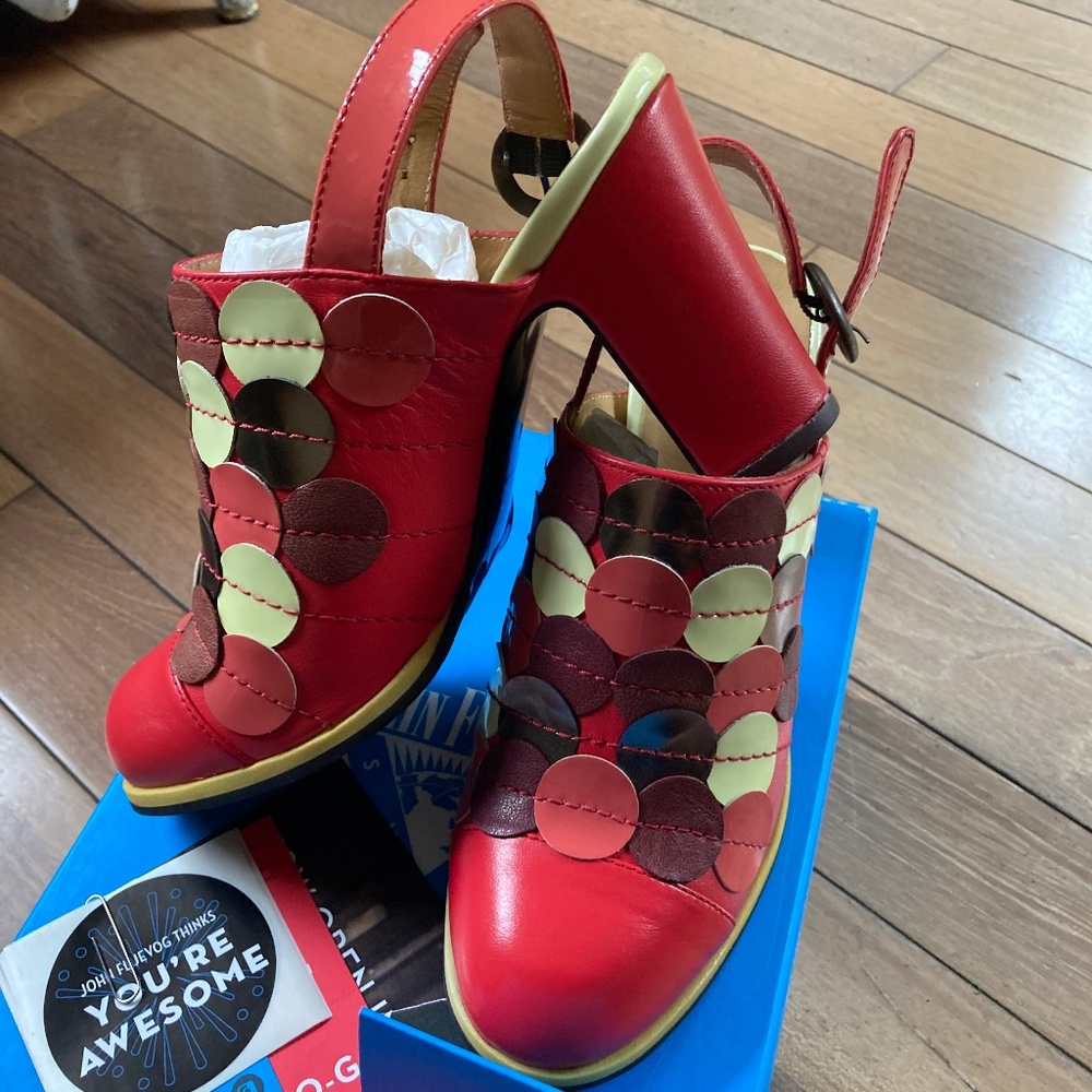 Beautiful Fluevog - Attic sling back “Tziporah”